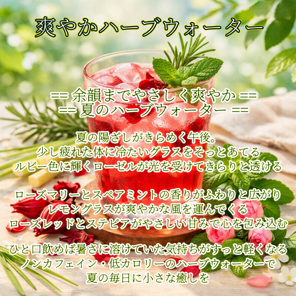爽やかハーブウォーター